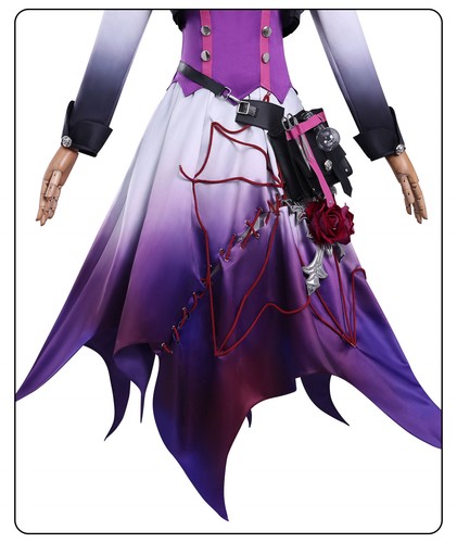 Identity V Emily Dyer Ropa Vestido Falda Chal Cintura Bolso Traje Juegos con disfraces Abrigo - Imagen 12 de 25