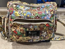 Tokidoki x JuJuBe BFF Diaper Bag Backpack Animalini Print Multicolor Rare