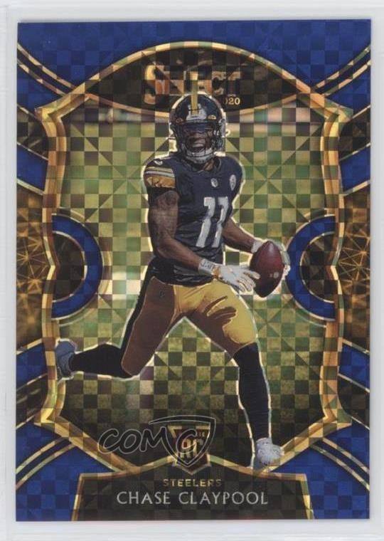 2020 Panini Select Concourse Blue Prizm 90/175 Chase Claypool #70 0f2i