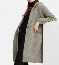 Uniqlo Hooded Wool Cardigan Oversized Single Button Size S See Measurements