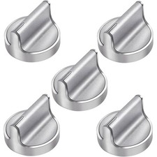 Set of 5 Range Knobs For Whirlpool W10698166 W10594481 Range/Stove Knobs