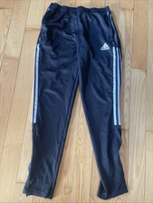 Adidas Women  s Aeroready Black Track Running Pants Size Medium Excellent EUC