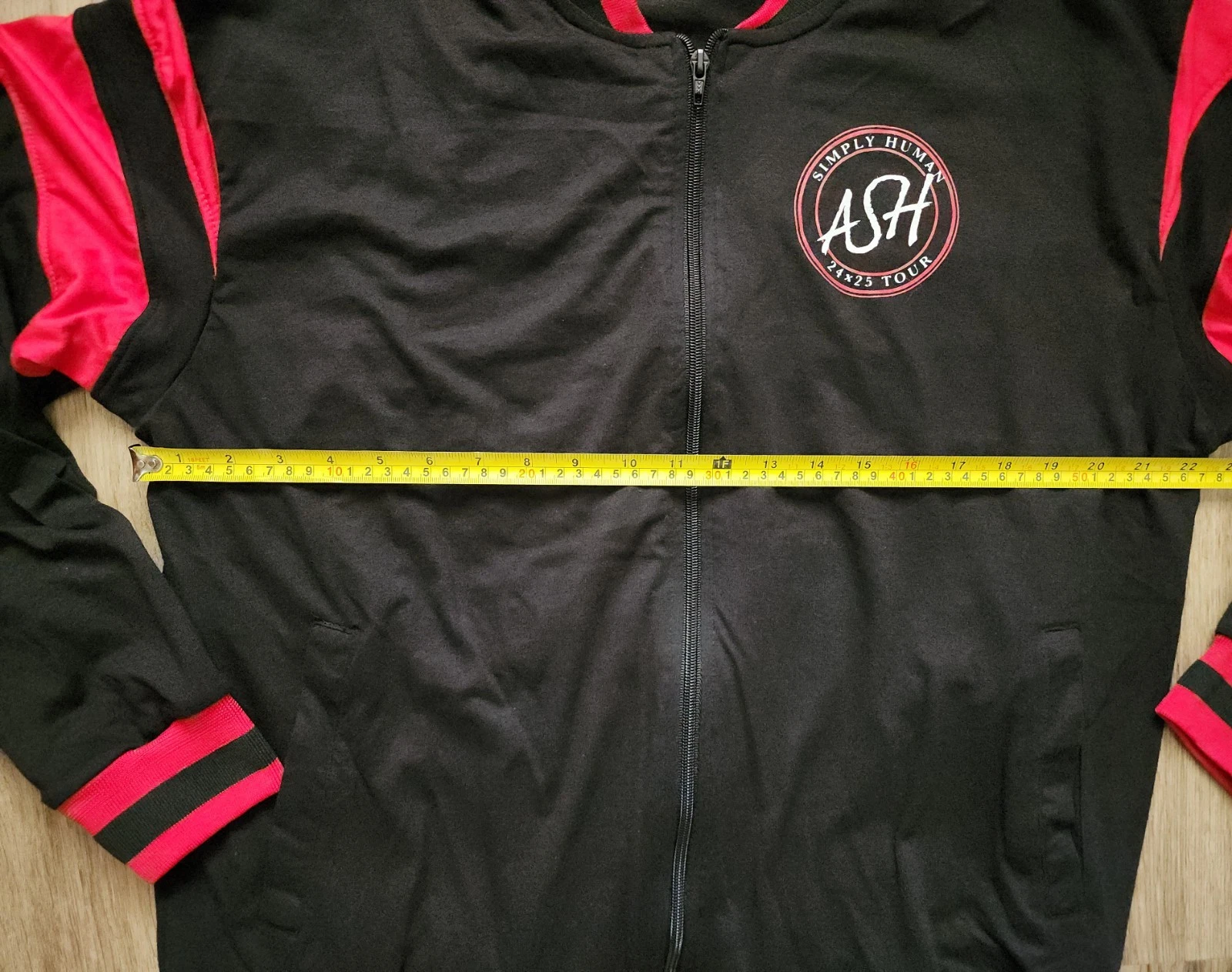 Artists Simply Human ASH Dance Convention Tour Full Zip Jacket - Black/Red - XL - product detail image 5
