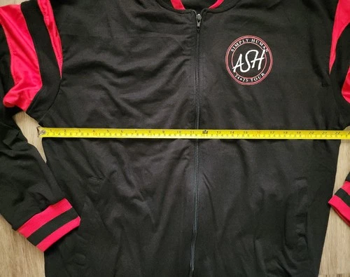Artists Simply Human ASH Dance Convention Tour Full Zip Jacket - Black/Red - XL image 5