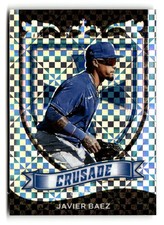 2021 Panini Chronicles #6 Javier Baez Crusade Building Blocks