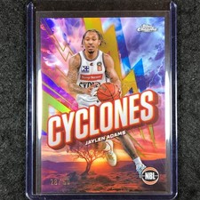 2024-25 Topps Chrome NBL JAYLEN ADAMS Cyclones Gold 28/50 #25