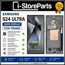 DISPLAY LCD PARI ORIGINALE OEM OLED SAMSUNG S24 ULTRA S928 TOUCH SCHERMO AMBRA