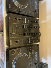 Pioneer CDJ 350 (Pair) + DJM-350 Mixer with original flight case