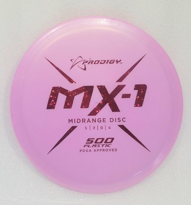Prodigy Discs MX-1 Midrange Disc Golf Disc Pink 500 Plastic 174-176G NEW