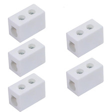 1 Way Ceramics Terminal Blocks, 60A 250V High Temp Porcelain Ceramic Connectors