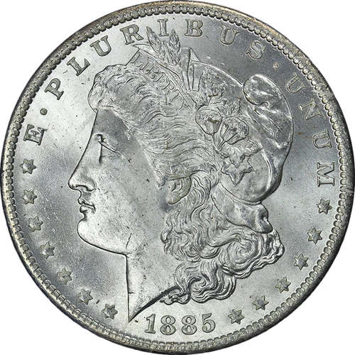 1885-O GSA Morgan Silver Dollar NGC MS65+ Blast White Superb Eye Appeal
