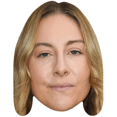 Este Haim (Blonde Hair) Celebrity Mask, Flat Card Face, Fancy Dress Mask