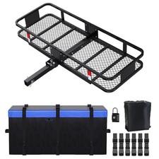 60x20x6 Hitch Carrier for 2 Inch Receiver, 500LB Capacity Hitch Mount