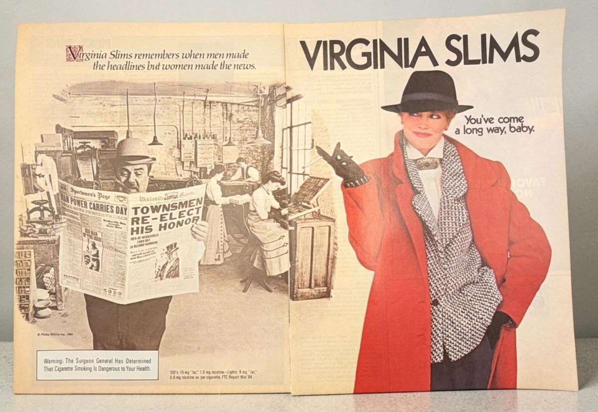 Virginia slims バージニアスリム 白水着 自販機プラ ポスター virginia slims ad products for sale | eBay