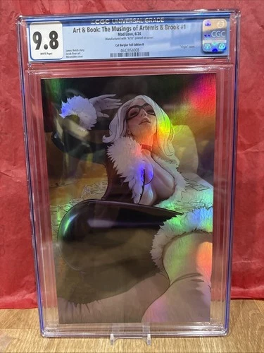 Mad Love Book Black Cat Ltd 10 Comic Cosplay  Mironishin Cgc 9.8 Graded Foil