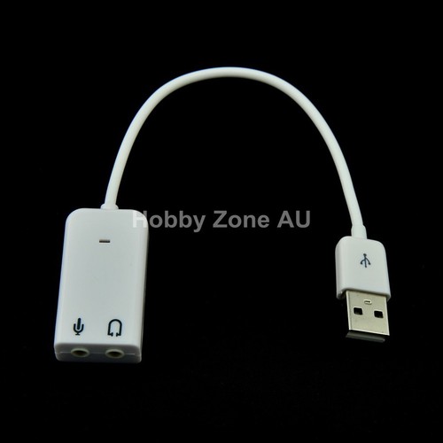USB 2.0 AUDIO SOUND CARD ADAPTER CABLE 3D VIRTUAL 7.1 CH Win7 64 Linux Mac OS - Picture 3 of 4