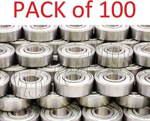 Lot of 100 in-line//Skate//Skateboard Ball Bearings 608ZZ