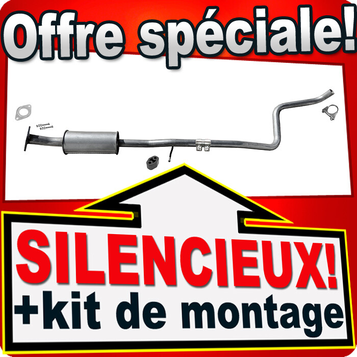 Silencieux intermédiaire Ford Ecosport 1.0 EcoBoost 125-140ch 2013-2017