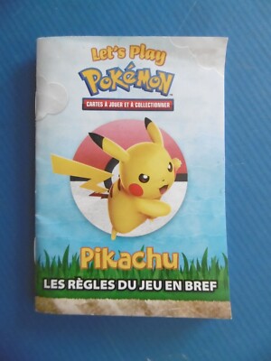 POKEMON - LET'S PLAY POKEMON - PIKACHU - THE RULES OF THE GAME IN BRIEF - 2019 - BOOKLET
