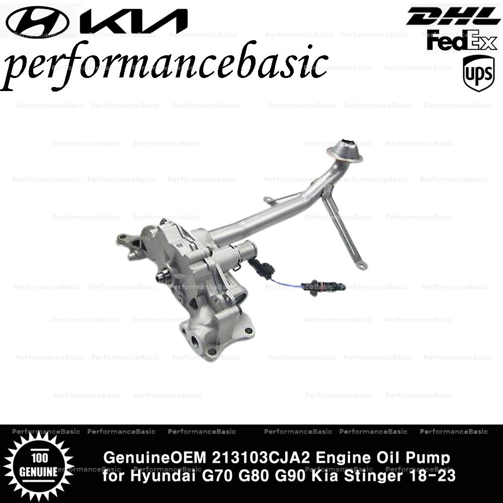 GenuineOEM 213103CJA2 Engine Oil Pump for Hyundai G70 G80 G90 Kia