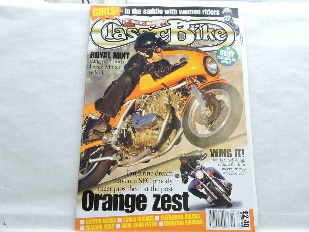 Classic Bike Magazine October 1996 Norton Yamaha Honda Goldwing
