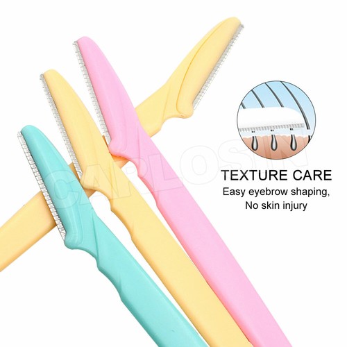 Facial Eyebrow Razor Trimmer Shaper Shaver Blade Knife Hair Remover inkle AU - Picture 4 of 16
