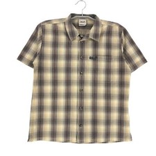 Jack Wolfskin Shirt Casual Formal Regular Check Men Size M