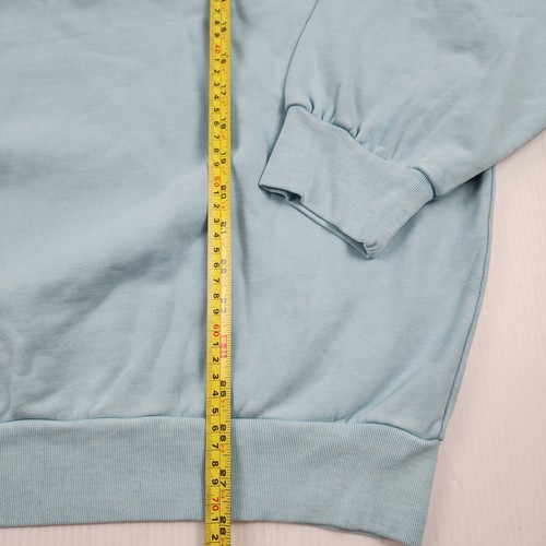 Levi's Jumper Womens Large Blue Oversize Graphic Prism Crew Neck Sweat Top NEW - Picture 9 of 12