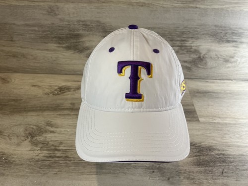 Texas Rangers Hardin-Simmons University SnapBack Hat White Purple Yellow MLB