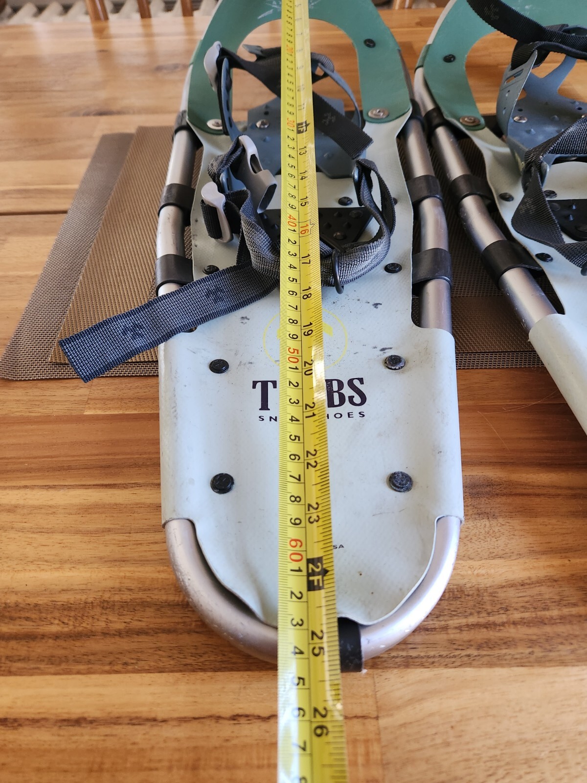 TUBBS Adventure 25 Women Snowshoes TD 91 Control Wing Bindings USA 8 x