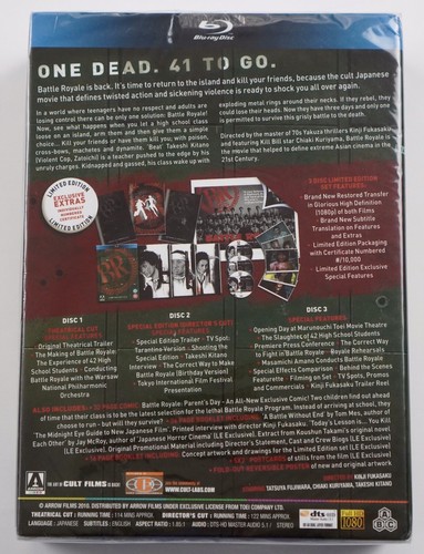 BATTLE ROYALE | ARROW (Limited Edition To 10,000) UK BLU-RAY OOP OOS BOXSET - Picture 2 of 6