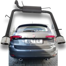 Ulter Sportendschalldämpfer re li je 1x120x80mm für FIAT Tipo Kombi 1.4l T-Jet