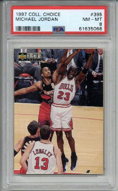 1997 UPPER DECK COLLECTOR'S CHOICE #395 MICHAEL JORDAN CARD 1997 UPPER DECK COLLECTOR'S CHOICE #395 MICHAEL JORDAN CARD