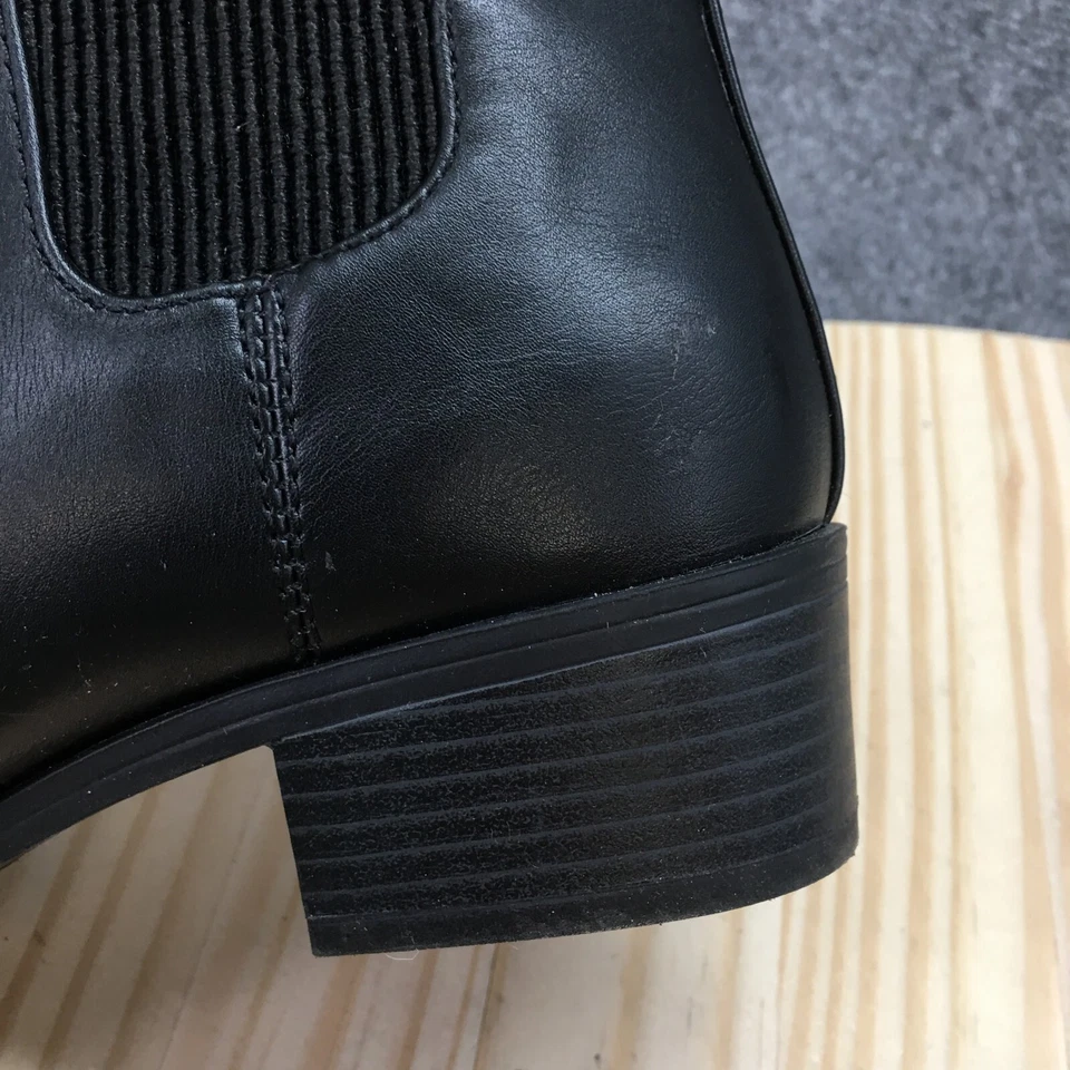 Worthington Botas Mujer 7.5M Brighton Botines 053-0283 Negro Imitación Cuero Foto 3 de 4