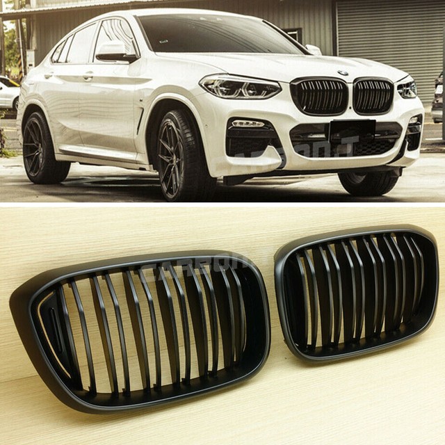 For BMW X-Series X3 G01/ X4 G02 M Look Front Kidney Grille Matte Black 2019 | eBay