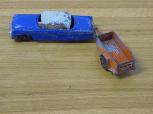 Vtg. Tootsie Toy Packard , with uhaul Trailer look at the pictures - Picture 5 of 6