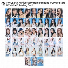 TWICE 9th Anniversary Home9Round Pop Up Store MD Trading Card Photocard KPOP
