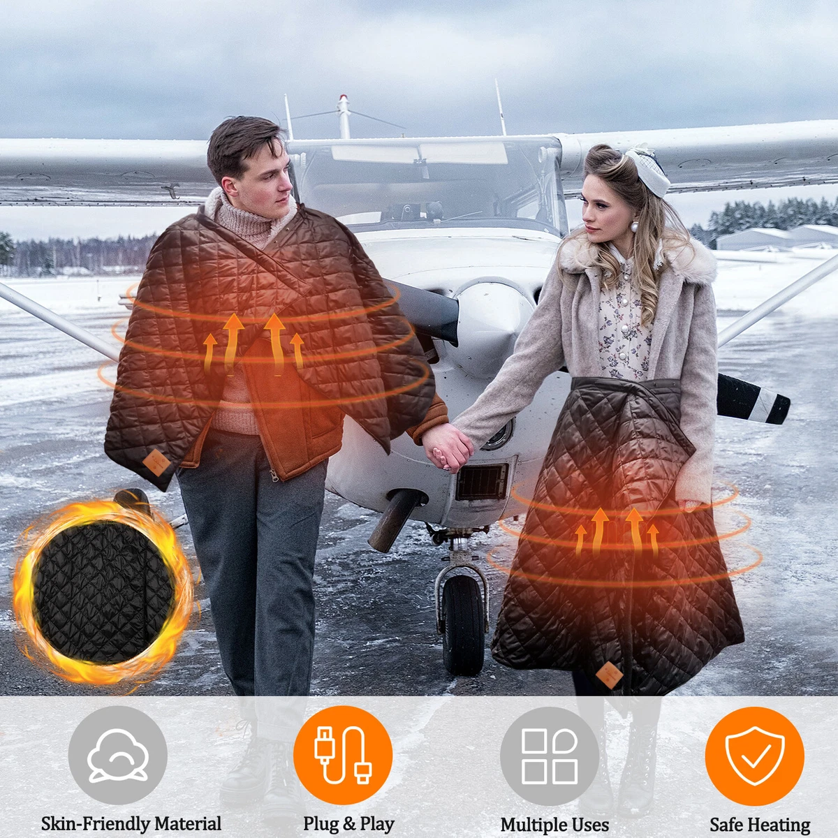 Electric store blanket jacket