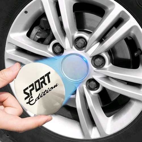 56MM SPORT Edition Car Wheel Center Cover Sticker Hub Cap Emblem Badge Decal*4 - Picture 12 of 15