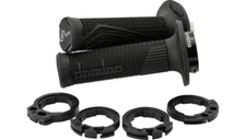 G2 Ergonomics D100 D-Lock Domino 7/8" DirtBike Grips For Twist Throttles Black