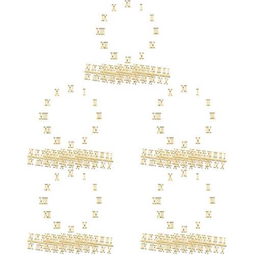 5 Pieces Wall Clock Watch Accessories Number Replacement Diy Numerals Supplies - Zdjęcie 8 z 12
