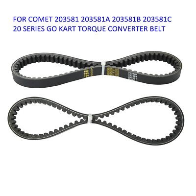 20 SERIES GO KART FIT COMET TORQUE CONVERTER BELT 203581(A) 5310016-95 2PCS NEW