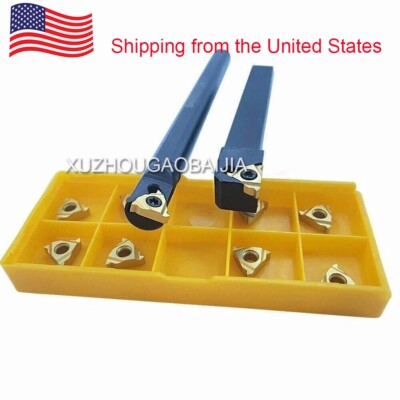 3/8 Threading Tool Holder 1 Set 11ER A60 Alloy Steel External Internal Lathe