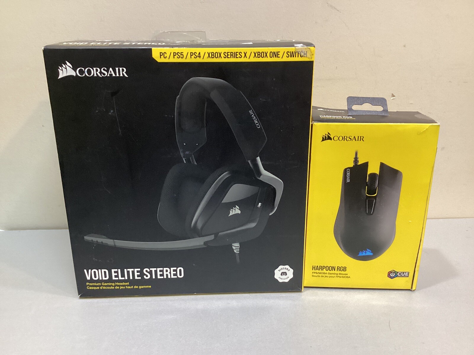 Corsair STRAFE RGB MK.2 Mechanical Gaming Keyboard ,Mouse and Headset
