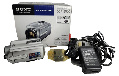 Sony Handycam DCR-SR20 80GB HDD 50x Digital Camcorder Working - No