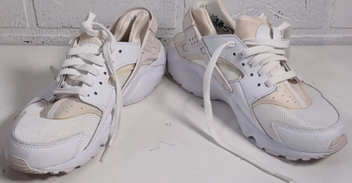 Nike Air Huarache Run (GS) Girl's Size 7Y, Sneakers White. UK 6, EUR, 40, BR 38 - Picture 2 of 7