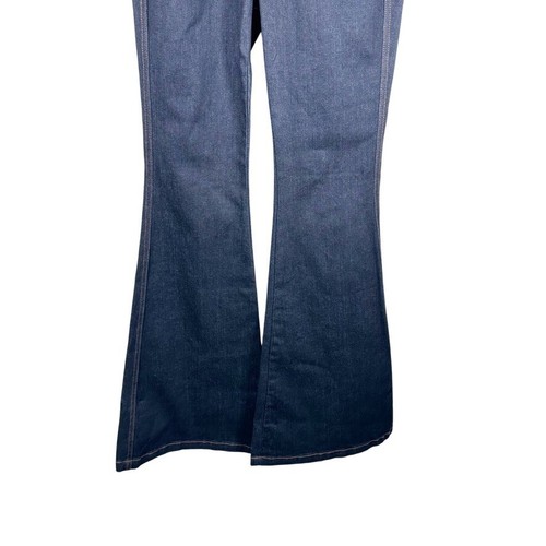 NWT Veronica Beard Womens Size 26 Sheridan Exaggerated Flare Jeans Indigo - Picture 9 of 10