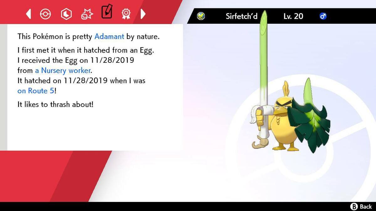 Shiny Sirfetch'd 