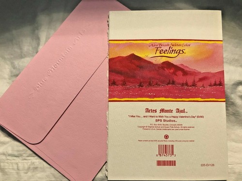 Arts Monte Azul de felicitacion del dia de San Valentin-Me haces falta.NEW(A34)  - Picture 4 of 4