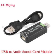 USB to Audio Sound Card Module for Raspberry Pi 3B Plus 4 4B 8GB/ Jetson Nano